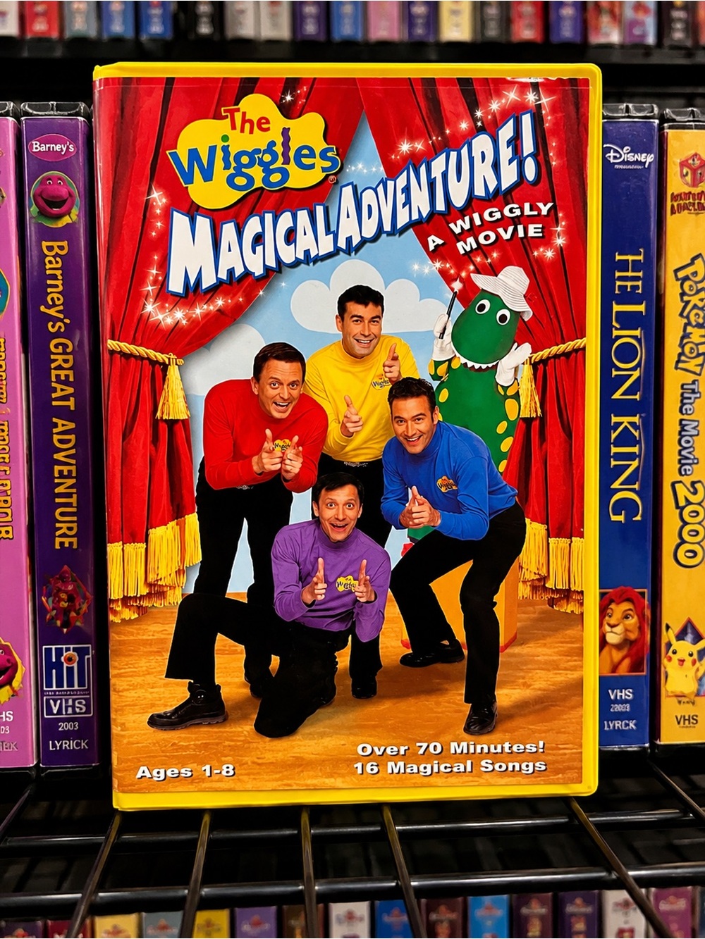 The Wiggles Magical Adventure VHS Movie Clamshell Case